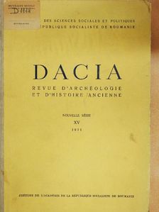 Maria Bitiri - Dacia - Revue d'Archéologie et d'Histoire Ancienne XV. [antikvár]