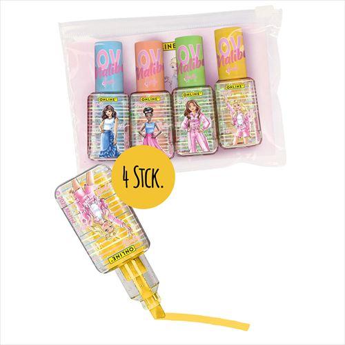 P3023 - 1004 - Szövegkiemelő Online Barbie 4 db-os klt.-ben