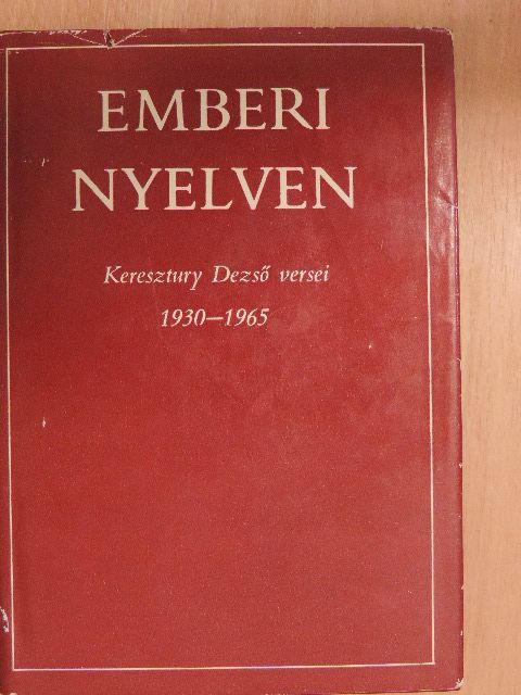 Keresztury Dezső - Emberi nyelven [antikvár]