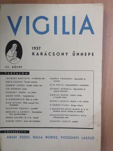 Angyal Endre - Vigilia 1937. III. [antikvár]