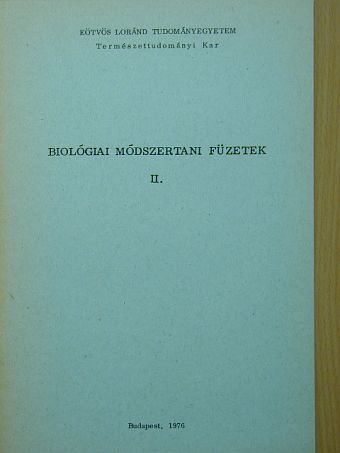 Dr. Vajda Ernő - Biológiai módszertani füzetek II. [antikvár]
