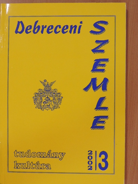 Beck Mihály - Debreceni Szemle 2002. szeptember [antikvár]