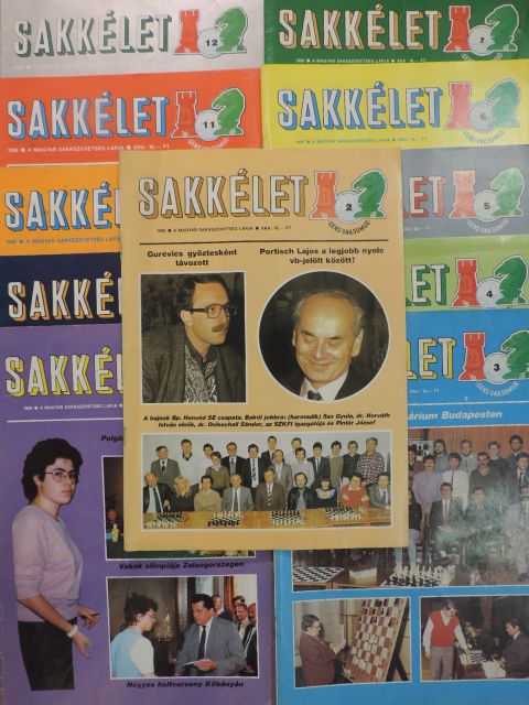 Sakkélet 1988. (nem teljes évfolyam) [antikvár]