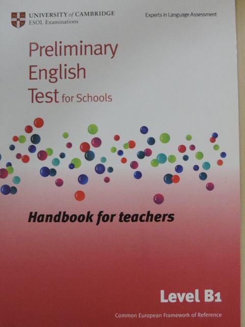Preliminary English Test for Schools - Level B1 [antikvár]