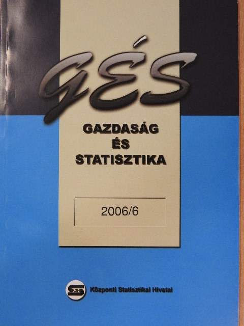 Dr. Elek László - Gazdaság és statisztika (GÉS) 2006. december [antikvár]
