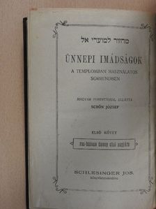 Ünnepi imádságok I. [antikvár]