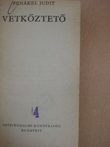 Fenákel Judit - Vetkőztető [antikvár]