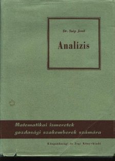 Dr. Szép Jenő - Analízis [antikvár]