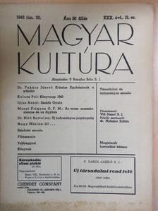 Dr. Biró Bertalan - Magyar Kultúra 1943. június 20. [antikvár]