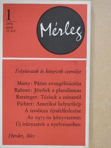 Francois Marty - Mérleg 1976/1. [antikvár]