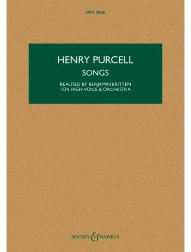 PURCELL, HENRY - SONGS FROM ORPHEUS BRITANNICUS POKET SCORE