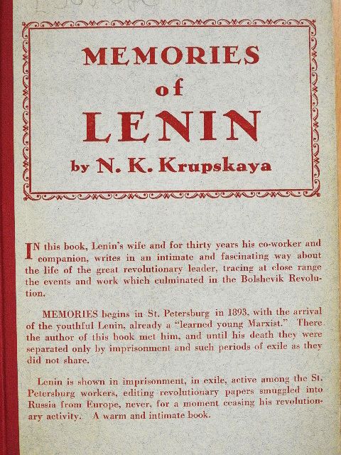 Nadezhda K. Krupskaya - Memories of Lenin [antikvár]