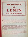 Nadezhda K. Krupskaya - Memories of Lenin [antikvár]