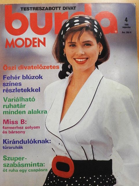 Burda Moden 1989. augusztus [antikvár]