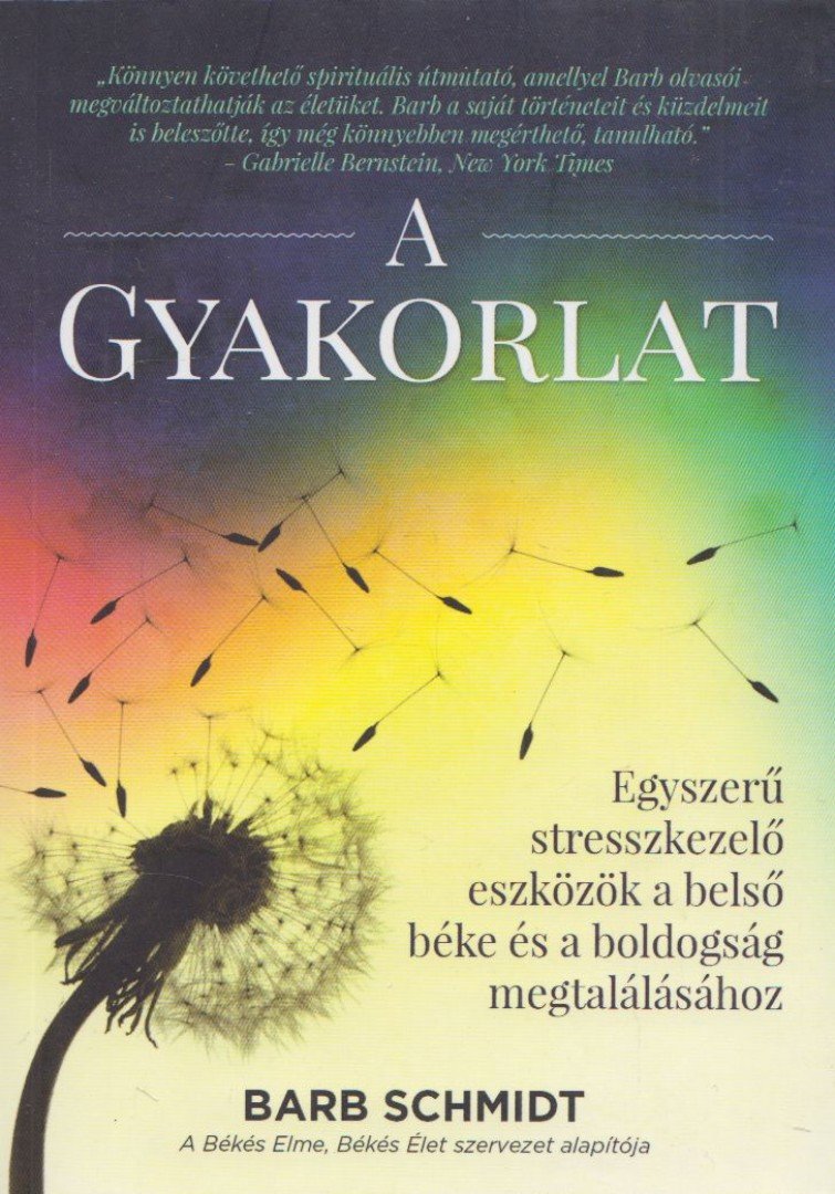 SCHMIDT, BARB - A Gyakorlat - Egyszerű stresszkezelő eszközök a belső béke és a boldogság megtalálásához [antikvár]