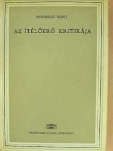 Immanuel Kant - Az ítélőerő kritikája [antikvár]