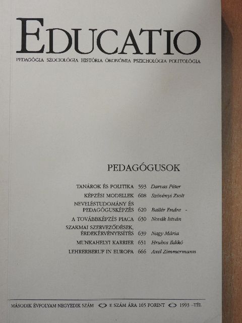 Annási Ferenc - Educatio 1993. tél [antikvár]