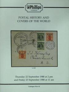 Postal History and Covers of the World 22 September 1988 - 23 September 1988 [antikvár]
