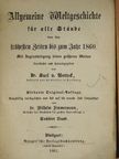 Allgemeine Weltgeschichte VI. (góbetűs) [antikvár]