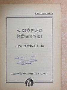 A hónap könyvei 1958. február 1-28 [antikvár]