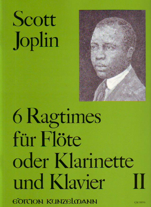 JOPLIN, SCOTT - 6 RAGTIMES II FÜR FLÖTE ODER KLARINETTE UND KLAVIER (DIETER H.FÖRSTER)