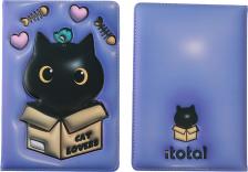 3D A5 notesz BLACK CAT, blankó