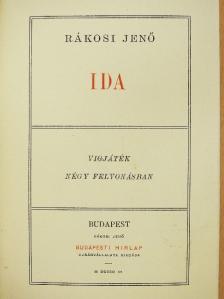 Rákosi Jenő - Ida [antikvár]