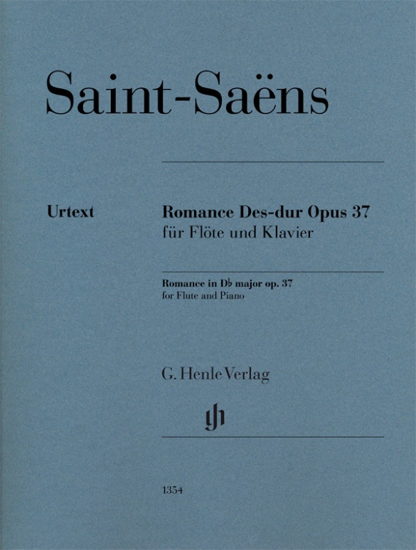 SAINT -SAENS - ROMANCE DES-DUR OP.37 FÜR FLÖTE UND KLAVIER