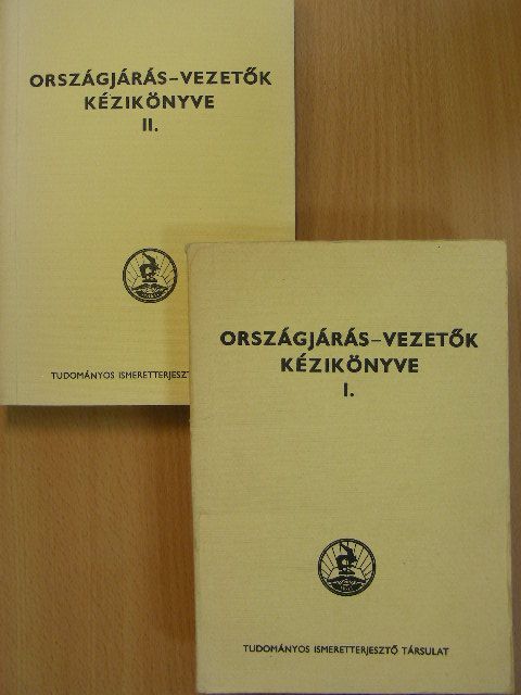 Országjárás-vezetők kézikönyve I-II. [antikvár]