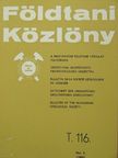 Balázs Éva - Földtani Közlöny 1986/2. [antikvár]
