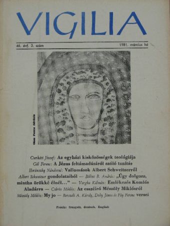 Albert Schweitzer - Vigilia 1981. március [antikvár]