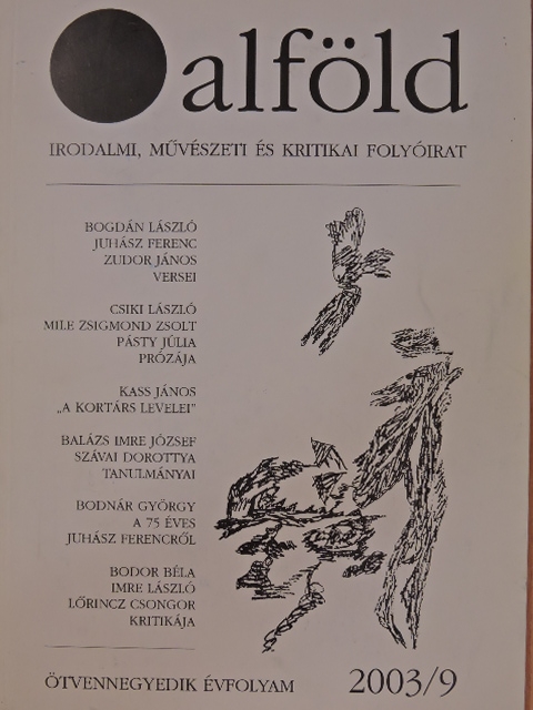 Balázs Imre József - Alföld 2003. szeptember [antikvár]