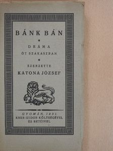 Katona József - Bánk bán [antikvár]