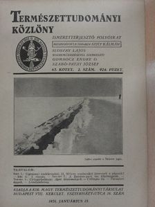 Dr. Biró Lajos - Természettudományi Közlöny 1931. januárius 15. [antikvár]