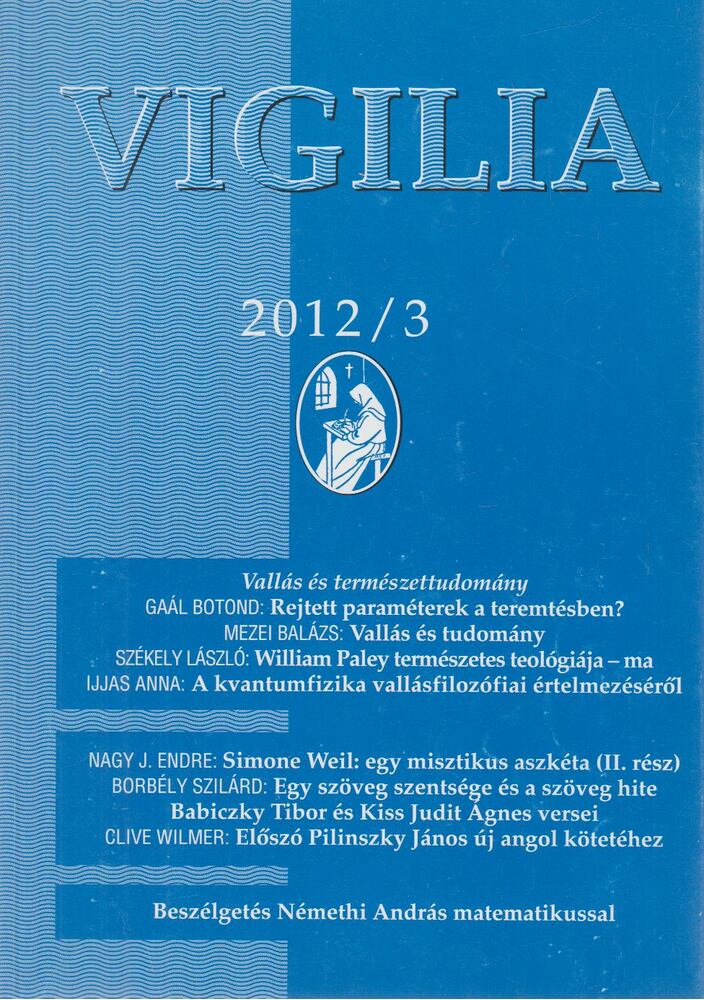 Lukács László - Vigilia 2012/3. [antikvár]