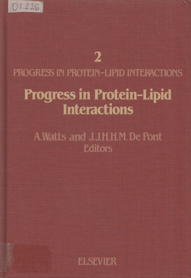 A. Watts - Progress In Protein Lipid Interactions - Volume 2 [antikvár]