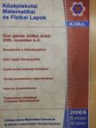 Honyek Gyula - Középiskolai Matematikai és Fizikai Lapok 2006. szeptember [antikvár]