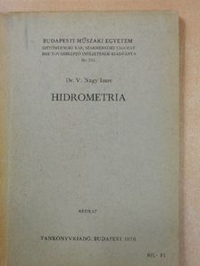 Dr. V. Nagy Imre - Hidrometria [antikvár]