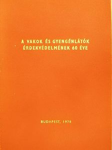 Daru Gerőné - A vakok és gyengénlátók érdekvédelmének 60 éve [antikvár]