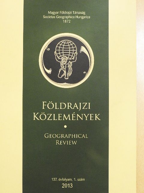 Irás Krisztina - Földrajzi Közlemények 2013/1. [antikvár]