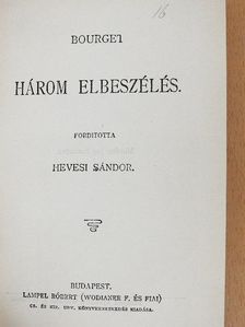 Alfred de Musset - Három elbeszélés/Tizian fia/Vázlatok/A Matrác-sir [antikvár]