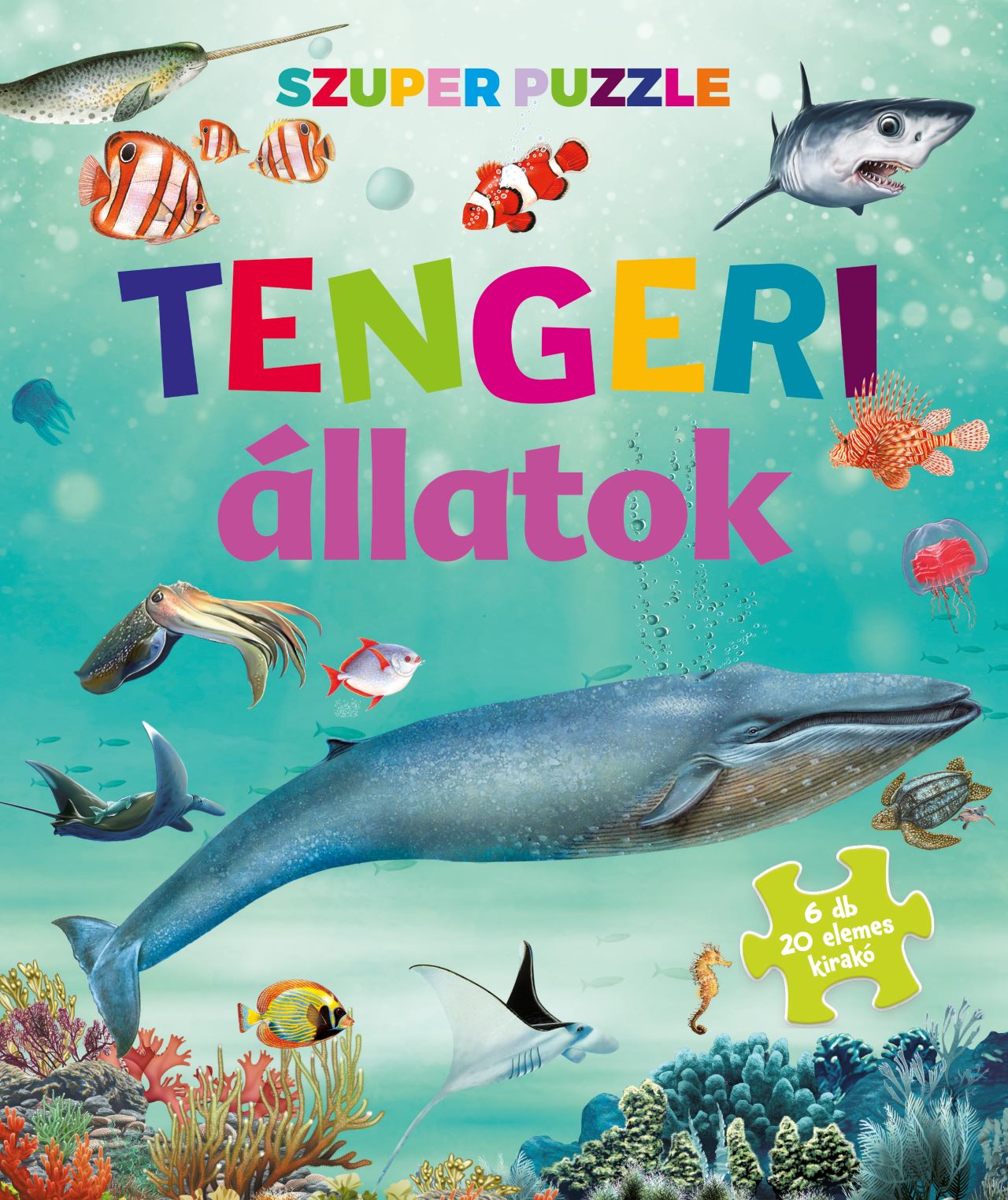 Szuper puzzle - Tengeri állatok