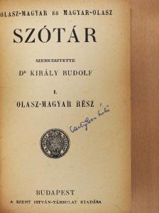 Olasz-magyar és magyar-olasz szótár I. [antikvár]