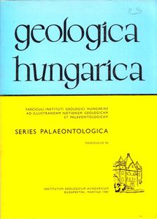 Oraveczné Dr. Scheffer Anna - Geologica Hungarica - Series Palaeontologica Fasciculus 50. [antikvár]