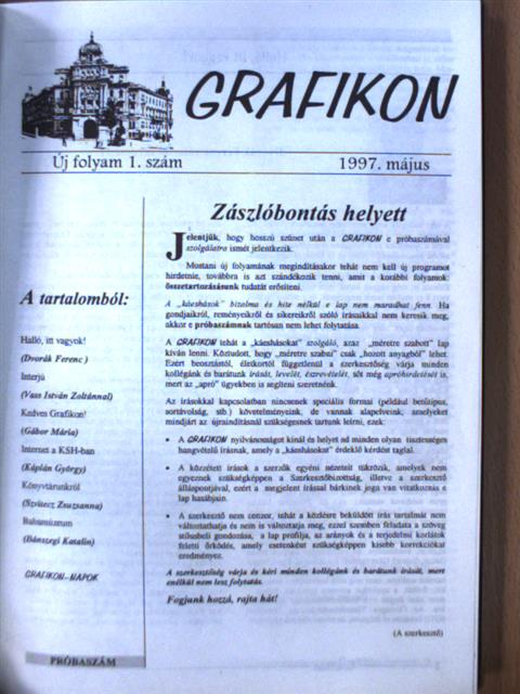 Bálló Attila - Grafikon 1997. május-december/1998. január-december [antikvár]