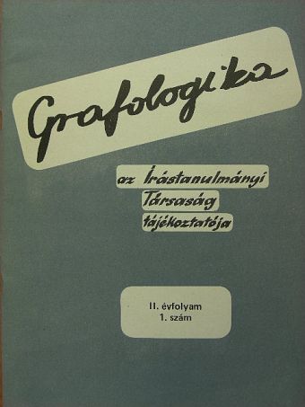 Dr. Agárdi Tamás - Grafologika 1989. február [antikvár]