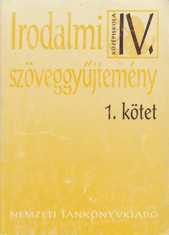 Madocsai László - Irodalmi szöveggyűjtemény IV/1. [antikvár]