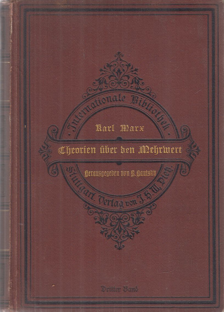Karl Marx - Theorien über den Mehrwert III. Band [antikvár]