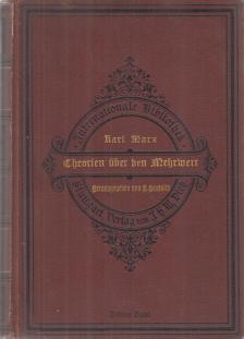 Karl Marx - Theorien über den Mehrwert III. Band [antikvár]