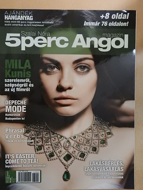 5perc Angol Magazin 2013. április [antikvár]